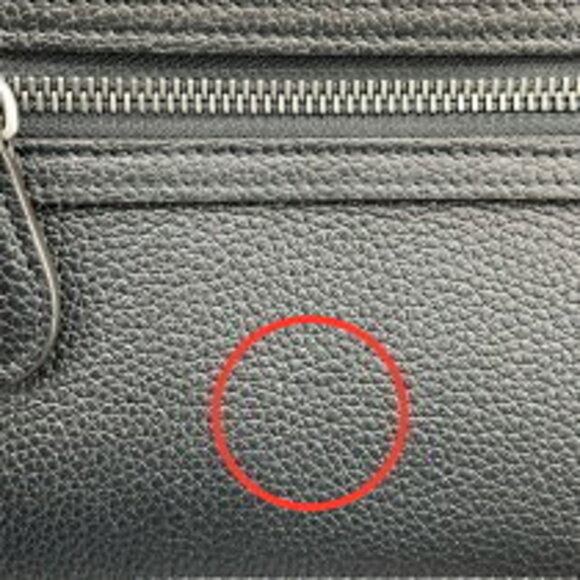 Celine Luggage Shopper black drummed calfskin - Picture 9 of 11